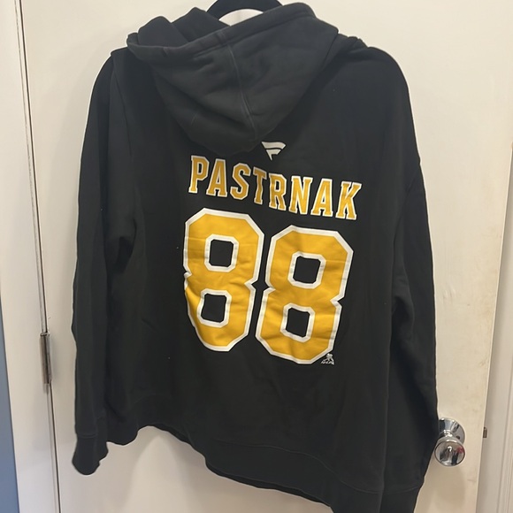 David Pastrnak Boston Bruins Pullover Hoodie - Black - Fanatics - Picture 5 of 5